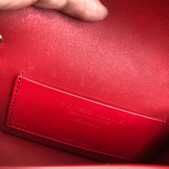 Sophie Hulme Milner Nano Crossbody Bag in Red - Picture 12 of 12